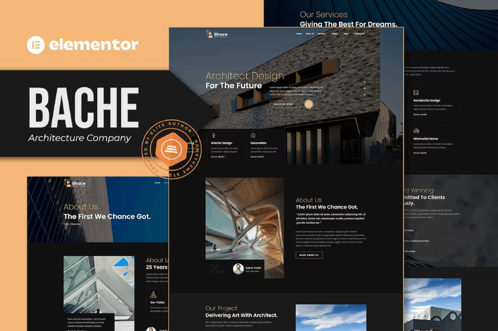 Architecture Company Elementor Template